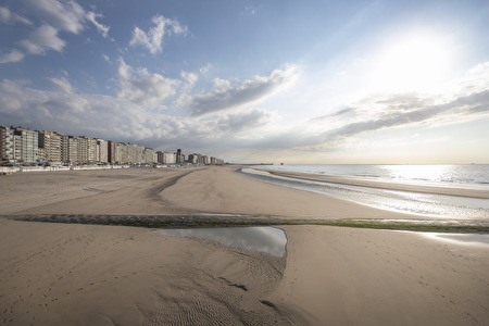 uitgestrekt zandstrand van Blankenberge